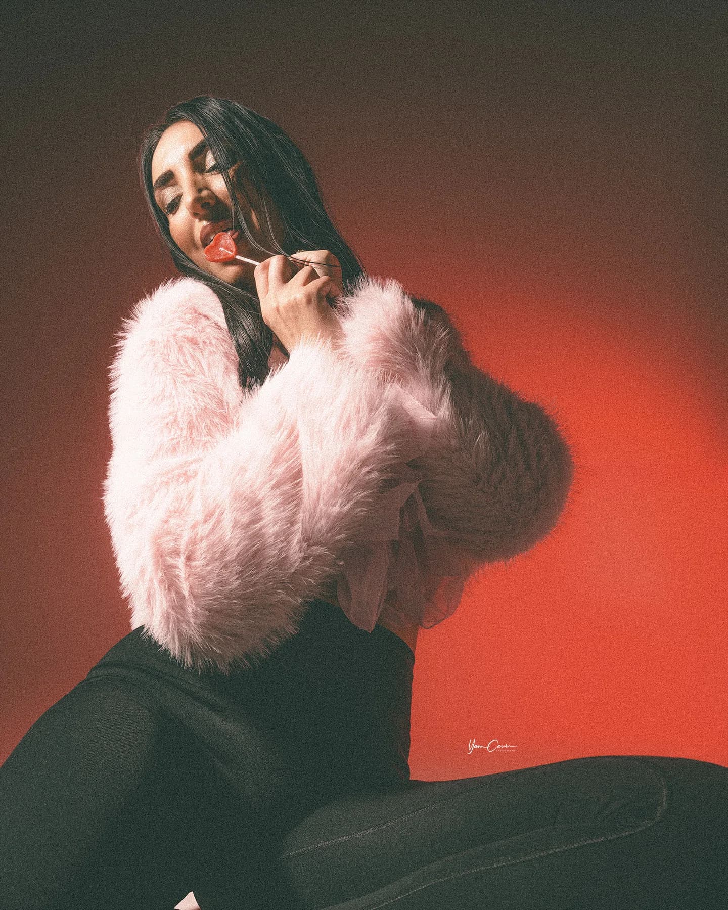 Book modèle Fanta-Stiick Ardèche pose fashion — studio Ruoms