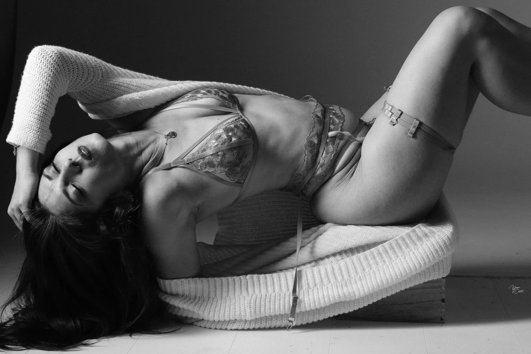 Portrait mode Mandy Ardèche ambiance professionnelle — photographe book