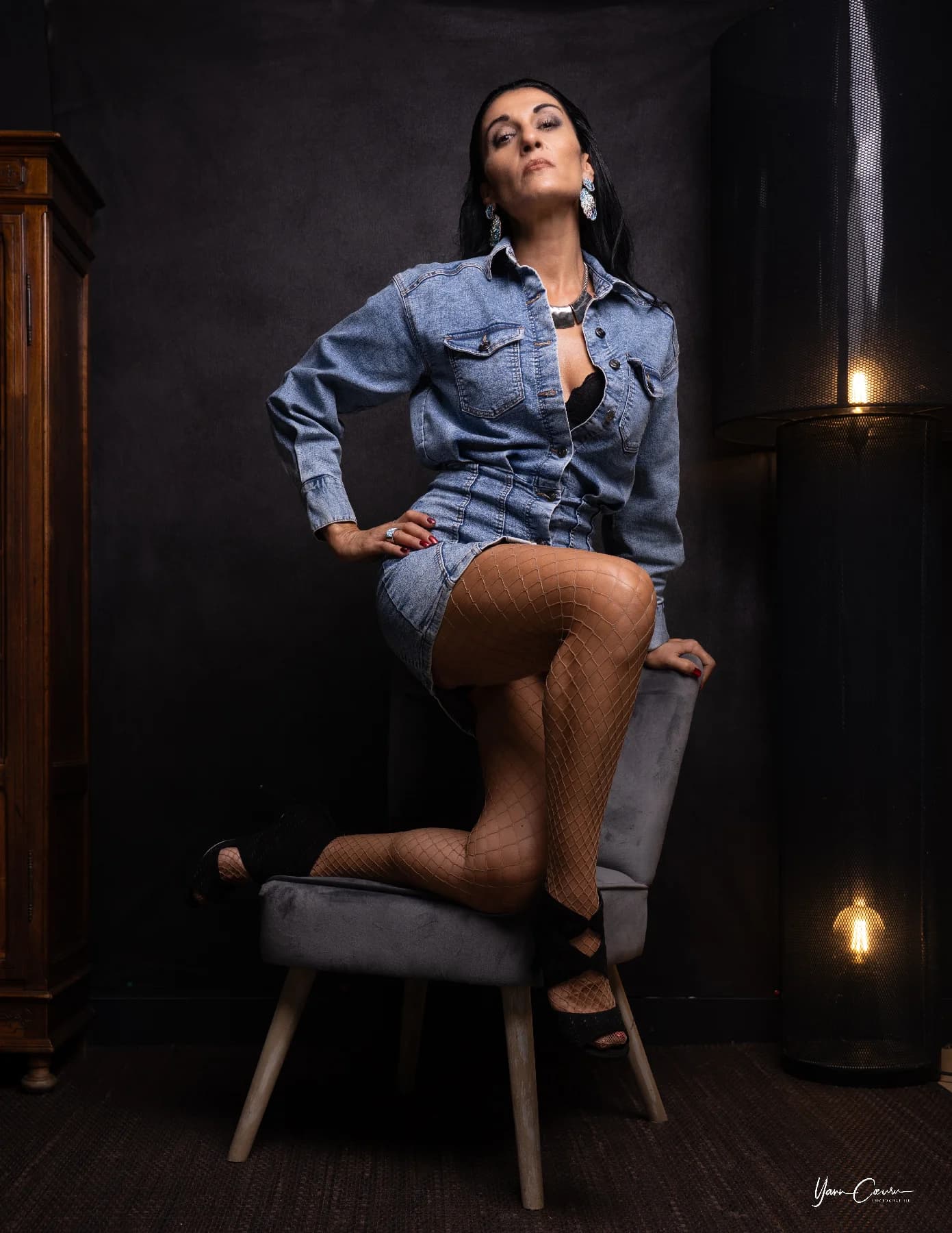 Book photo Sandrine Ardèche éclairage studio — photographe mode