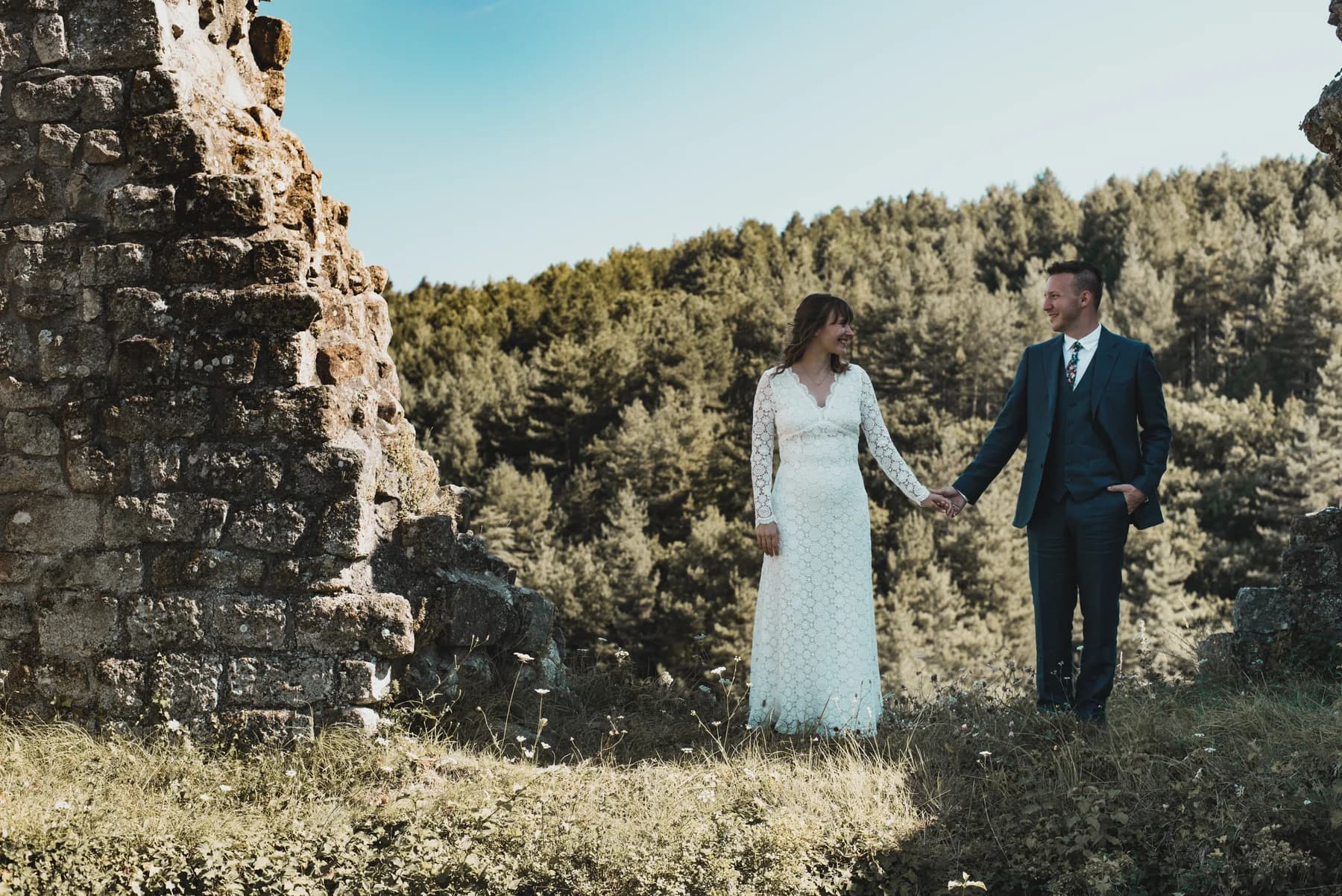 Final bride portrait — intimate destination wedding at Château de Boulogne