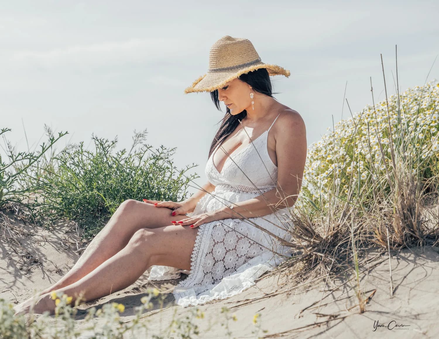 Plage Cap d'Agde sable volcanique