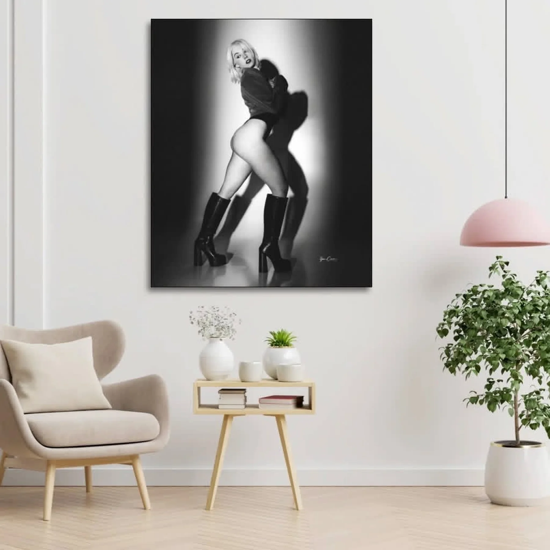 Tableau Laminamarc photo noir et blanc fine art salon moderne — photographe mode
