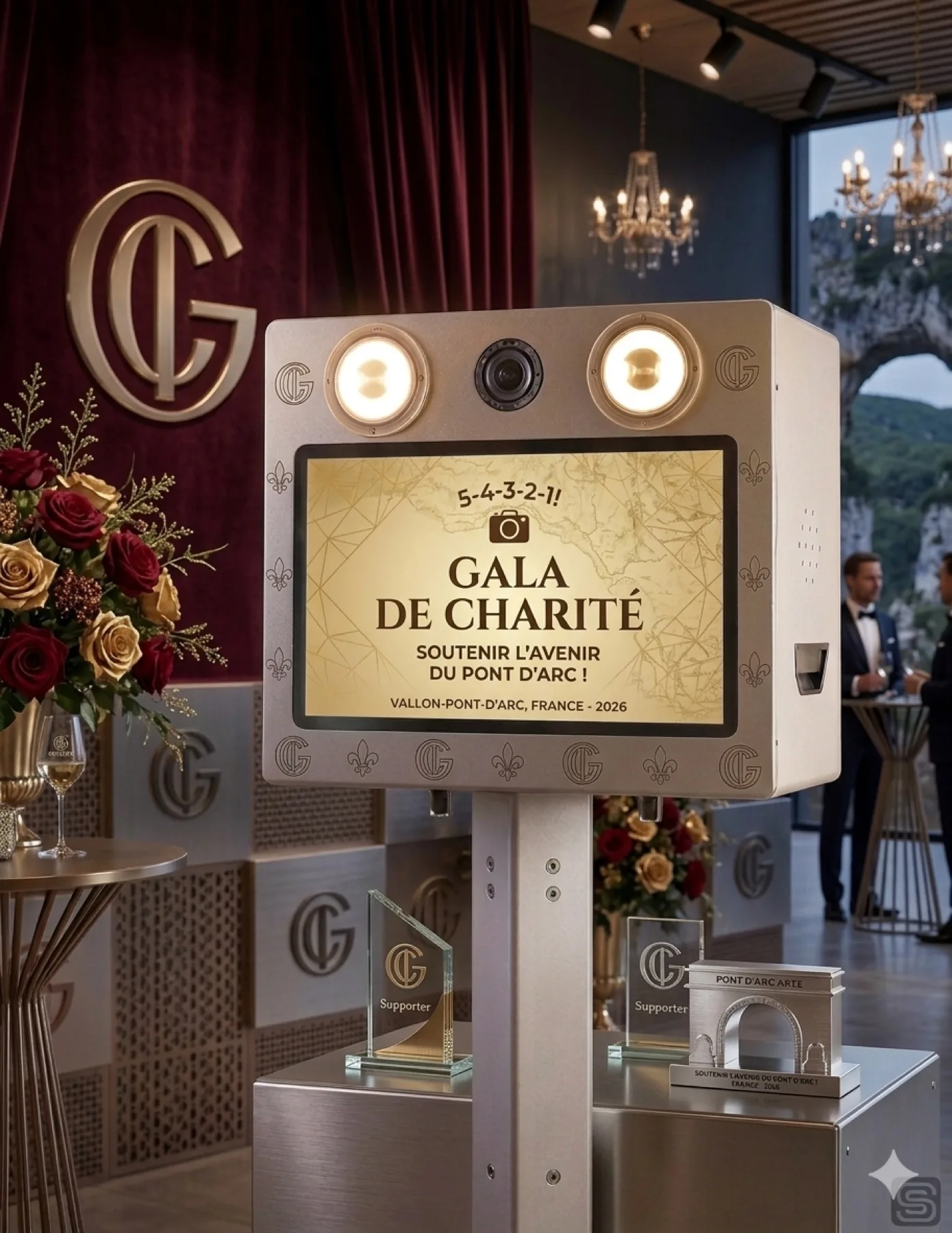 Photobooth lors d'un gala