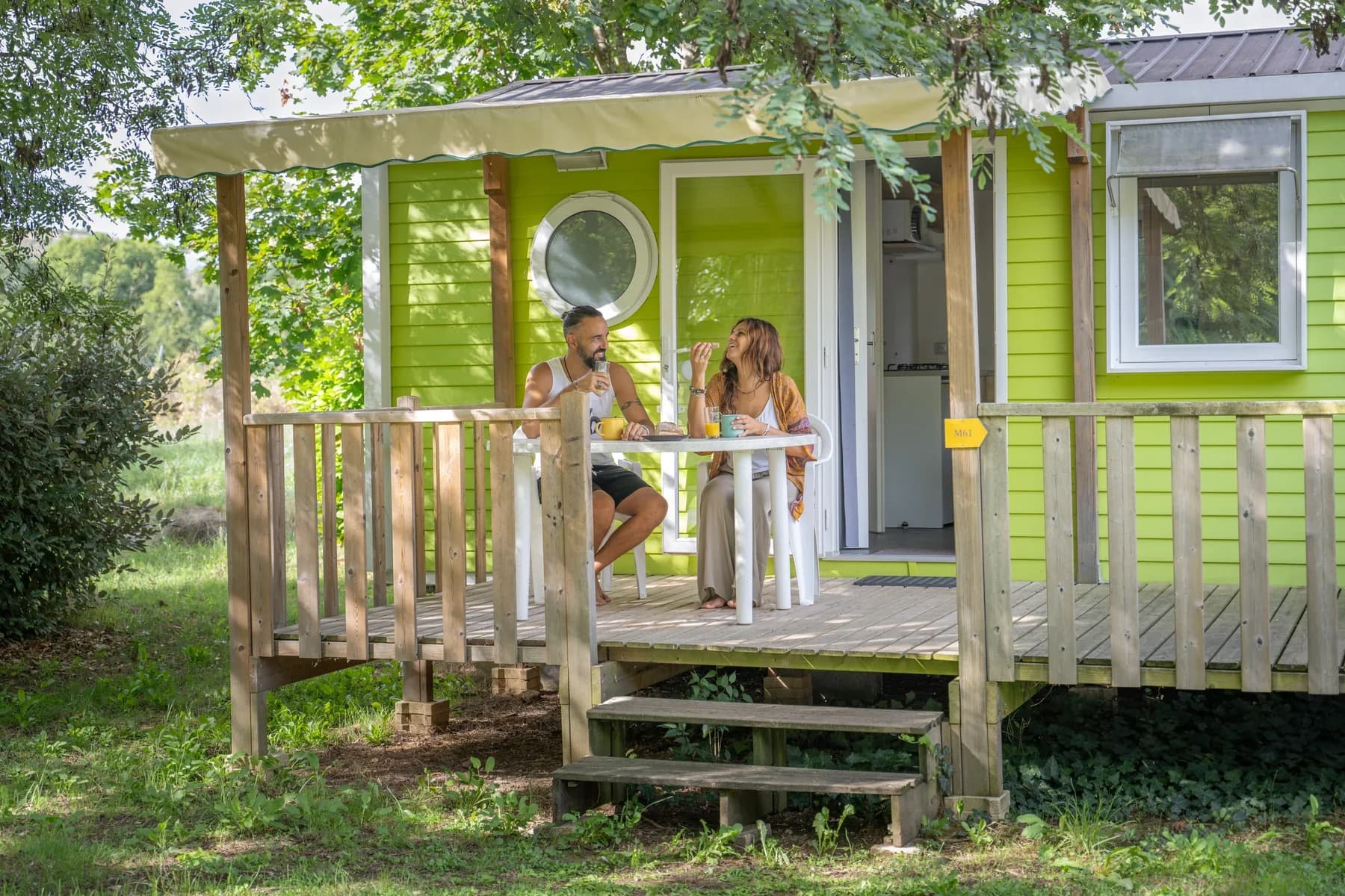 Camping Village Nature Zen à Uzer, Ardèche — hébergements au cœur de la nature en Sud-Ardèche