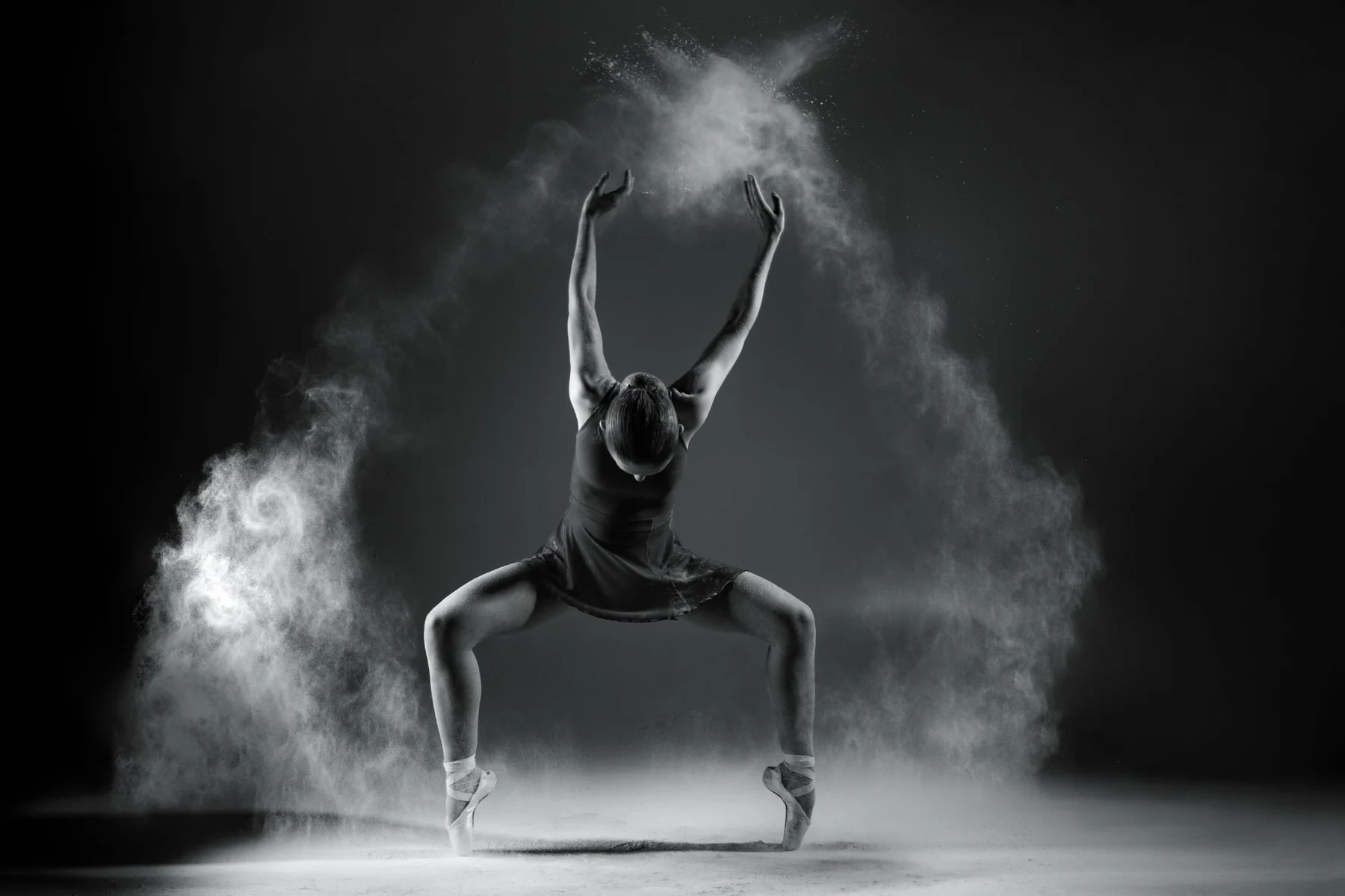 Portrait athlète studio — danse classique
