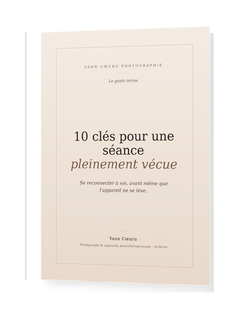 Aperçu 3D du guide PDF : 10 clés pour une séance boudoir pleinement vécue