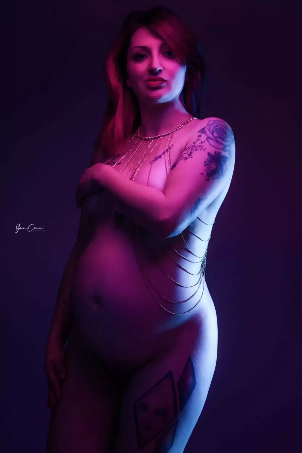 Nu photographe grossesse